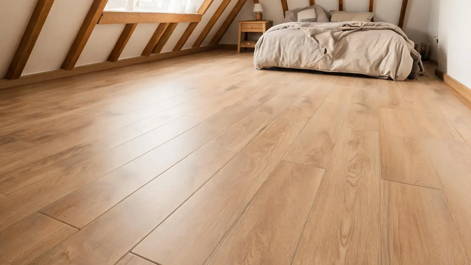 Zolder, brede plank (impressie)